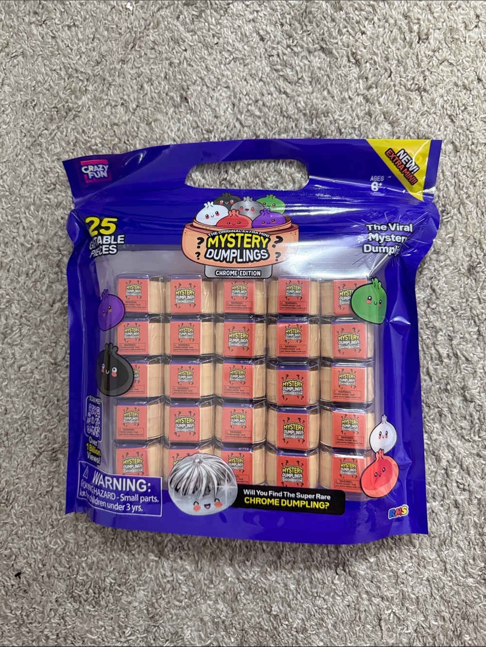 Mystery Dumplings Chrome Edition Surprise Pack - Purple Packaging